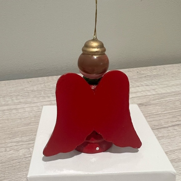Hand painted Wooden Angel Ornament - Picture 2 of 3